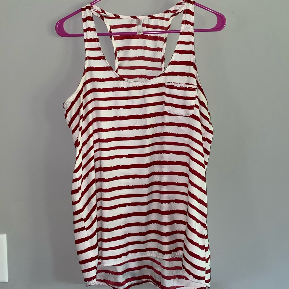 cute stripped tank top